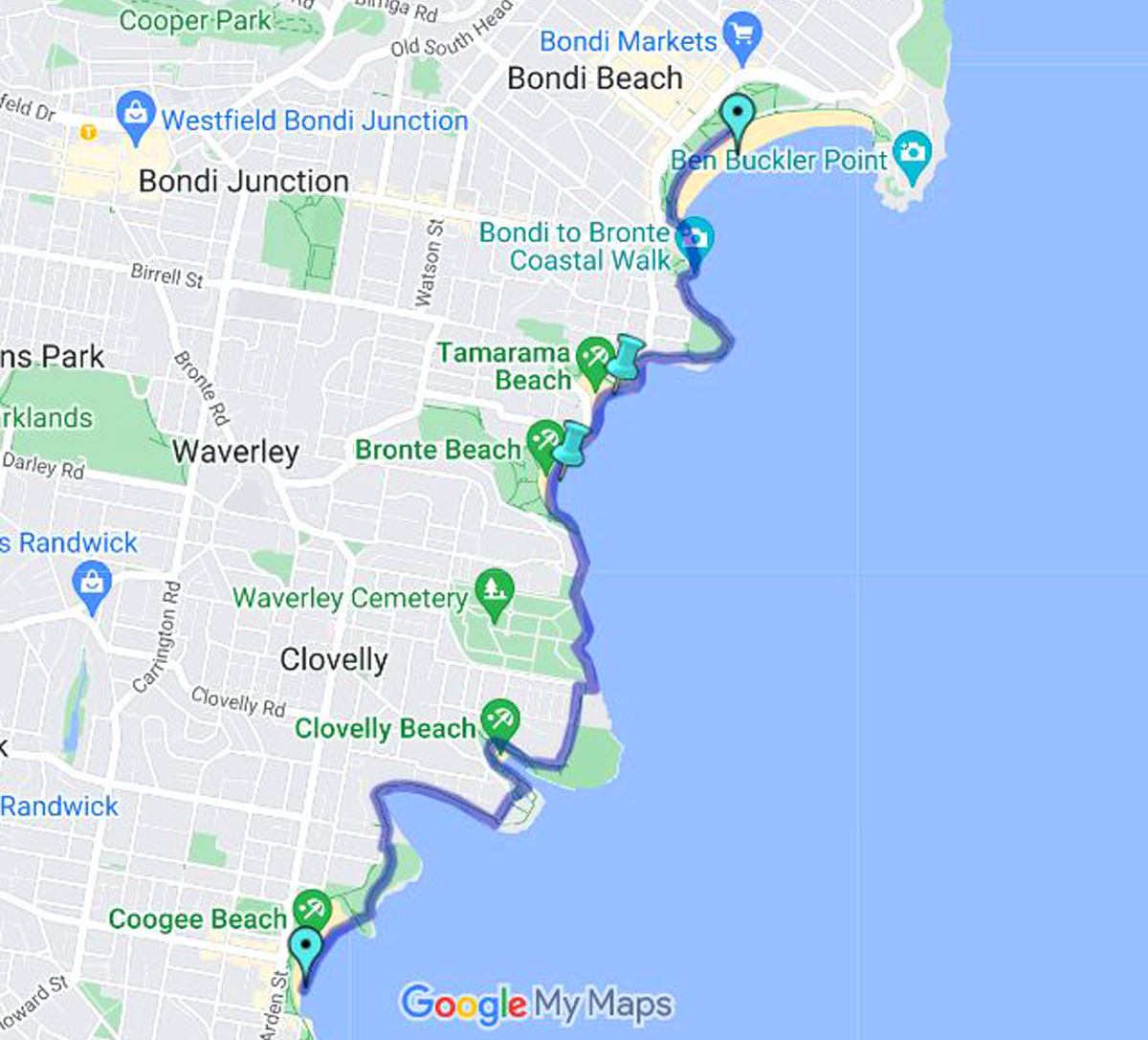 Bondi to Coogee Beach Coastal Walk in Sydney - Triprovider