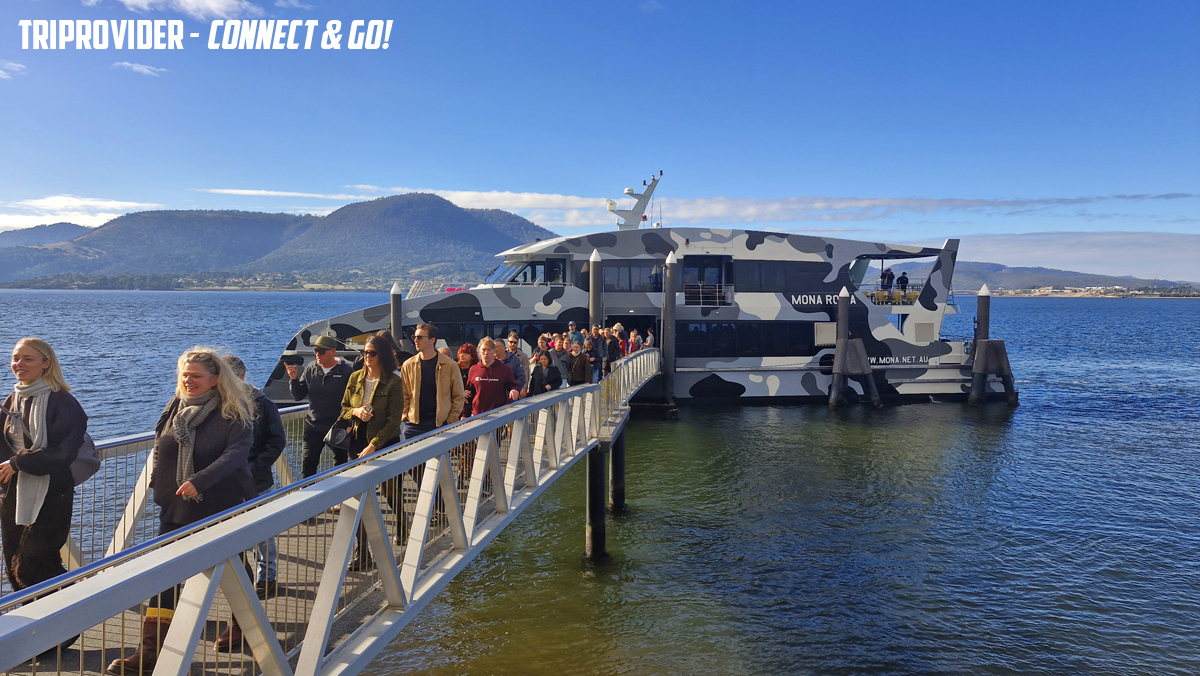 Triprovider MONA Art Gallery Arrival by Ferry