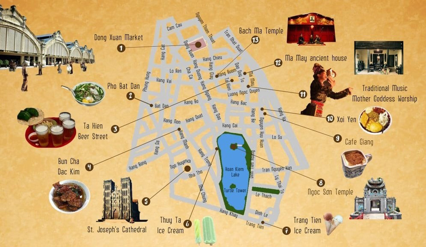 Triprovider Hanoi Map Vietnam